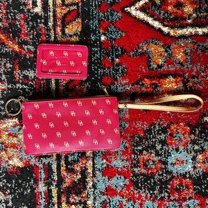 dooney and bourke wristlet and id holder
